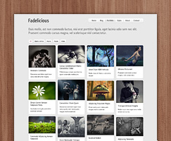  Fadelicious - Responsive HTML Blog & Portfolio
