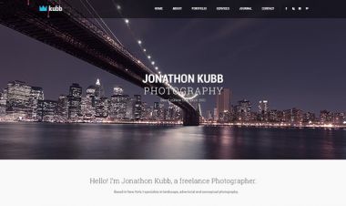 Kubb Free Homepage PSD